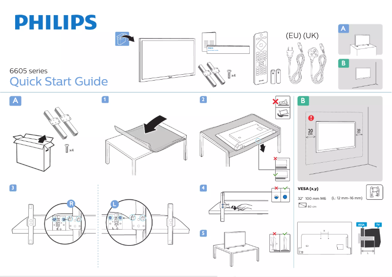 Image de la première page du manuel de l'appareil 32PHS6605