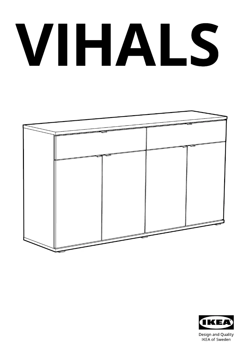 Página 1 del manual Manual de usuario Ikea VIHALS 605.429.24