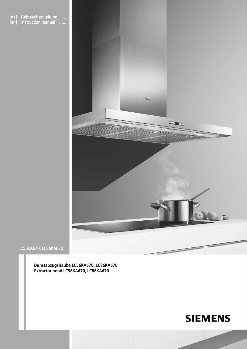 Page 1 de la notice Mode d'emploi Siemens LC86KA670
