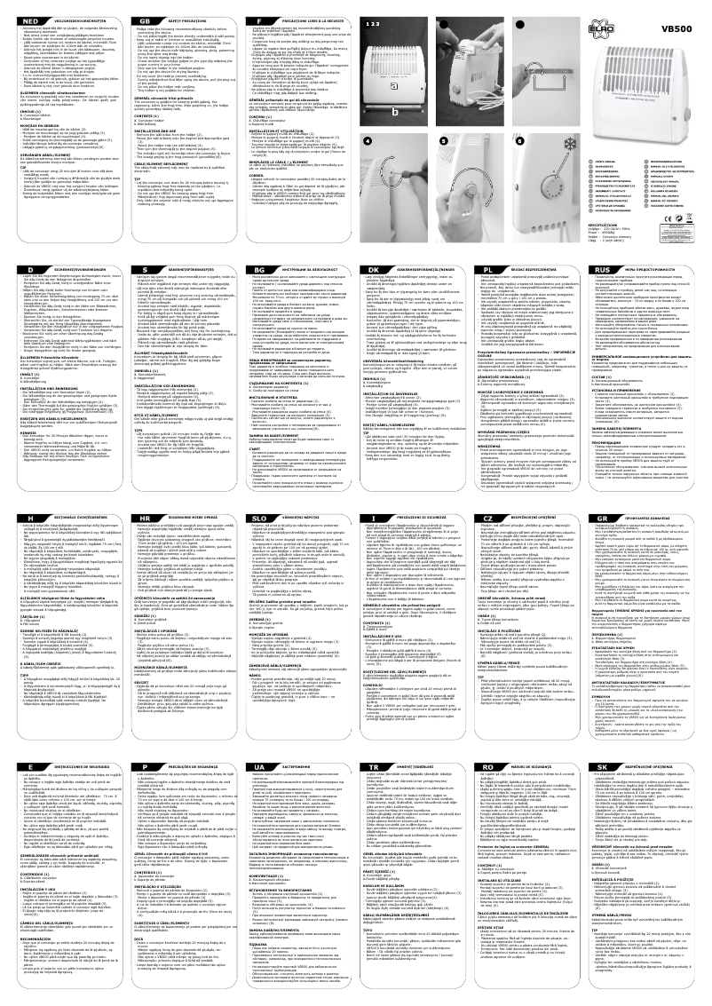 Image de la première page du manuel de l'appareil VB500