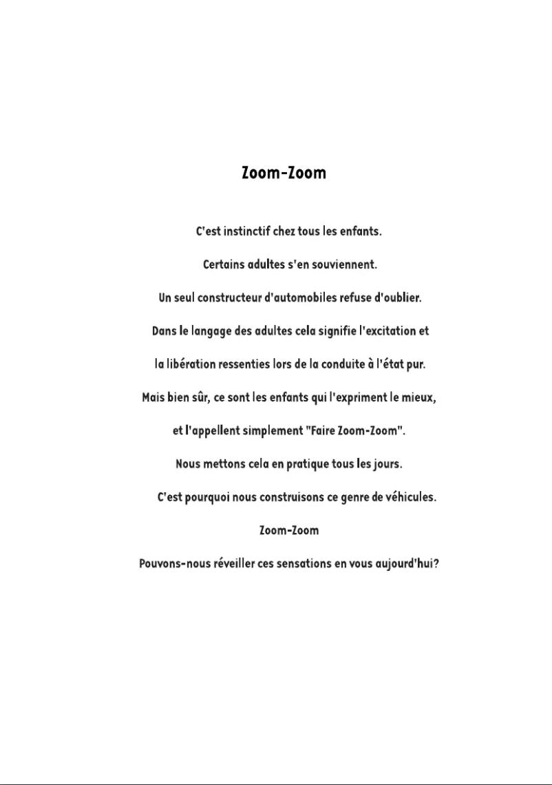 Page 1 de la notice Manuel utilisateur Mazda CX-9 (2007)