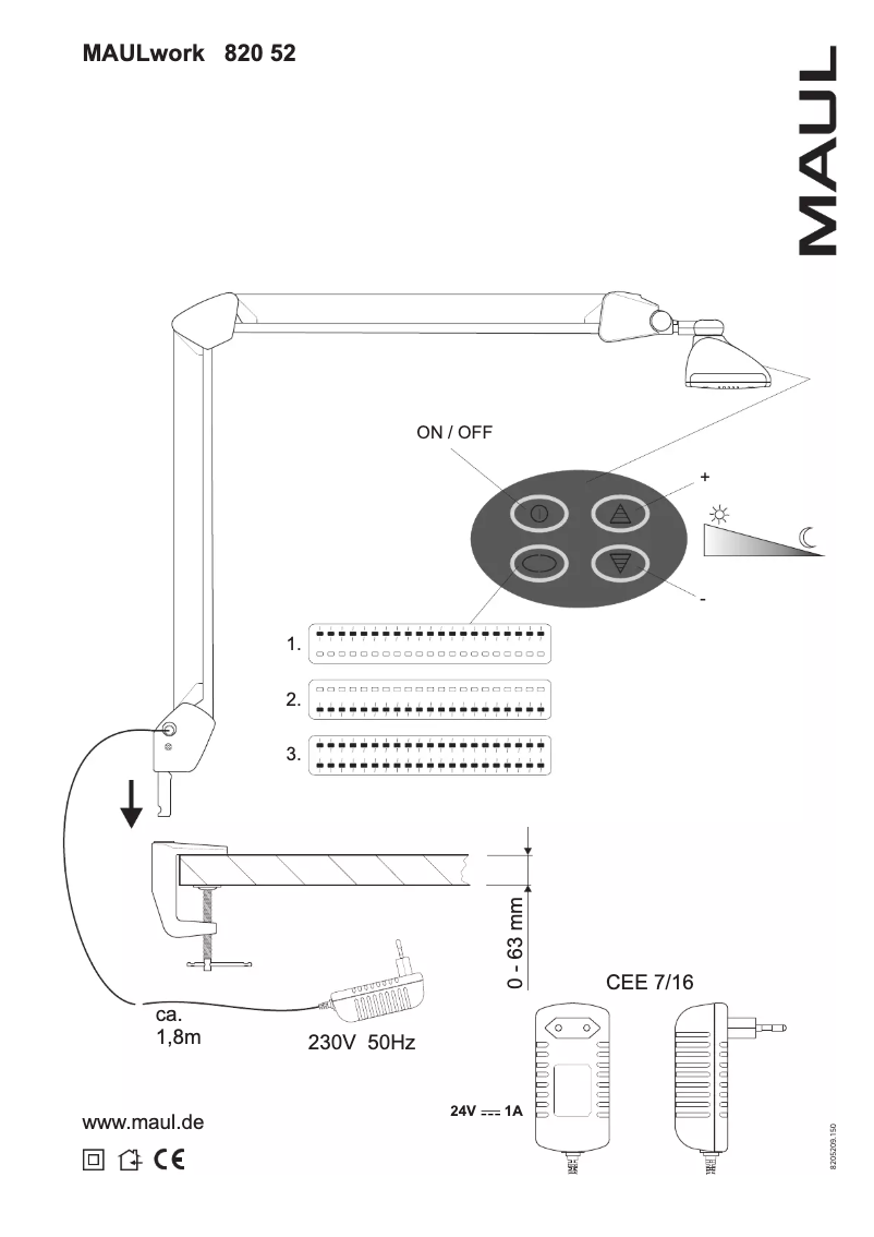 Image de la première page du manuel de l'appareil Work