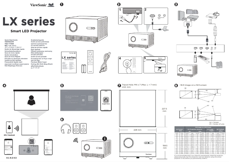 Page n°1 - Guide de démarrage rapide Viewsonic LX60HD