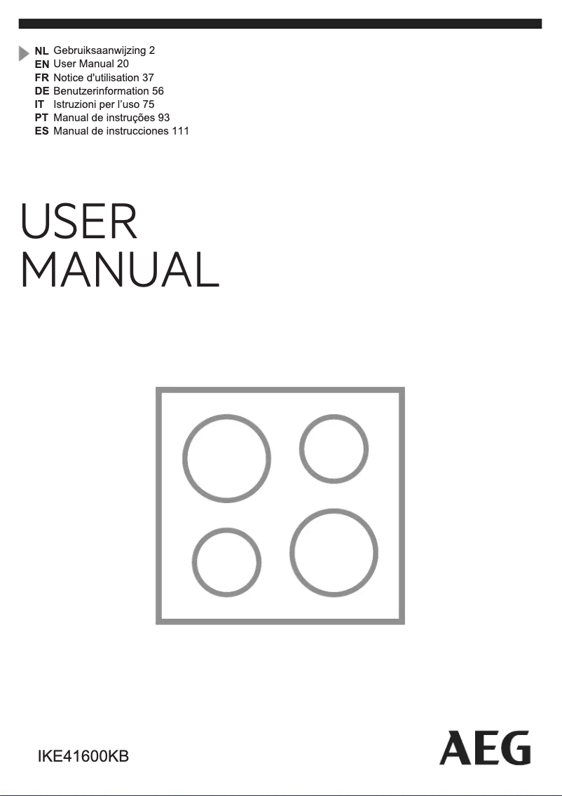 Image de la première page du manuel de l'appareil IKE41600KB