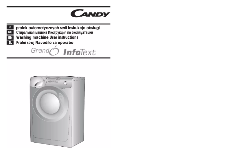 Page 1 de la notice Manuel utilisateur Candy GO 614 H TXT