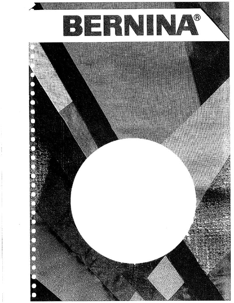 Page n°1 - Manuel utilisateur Bernina 1031DC