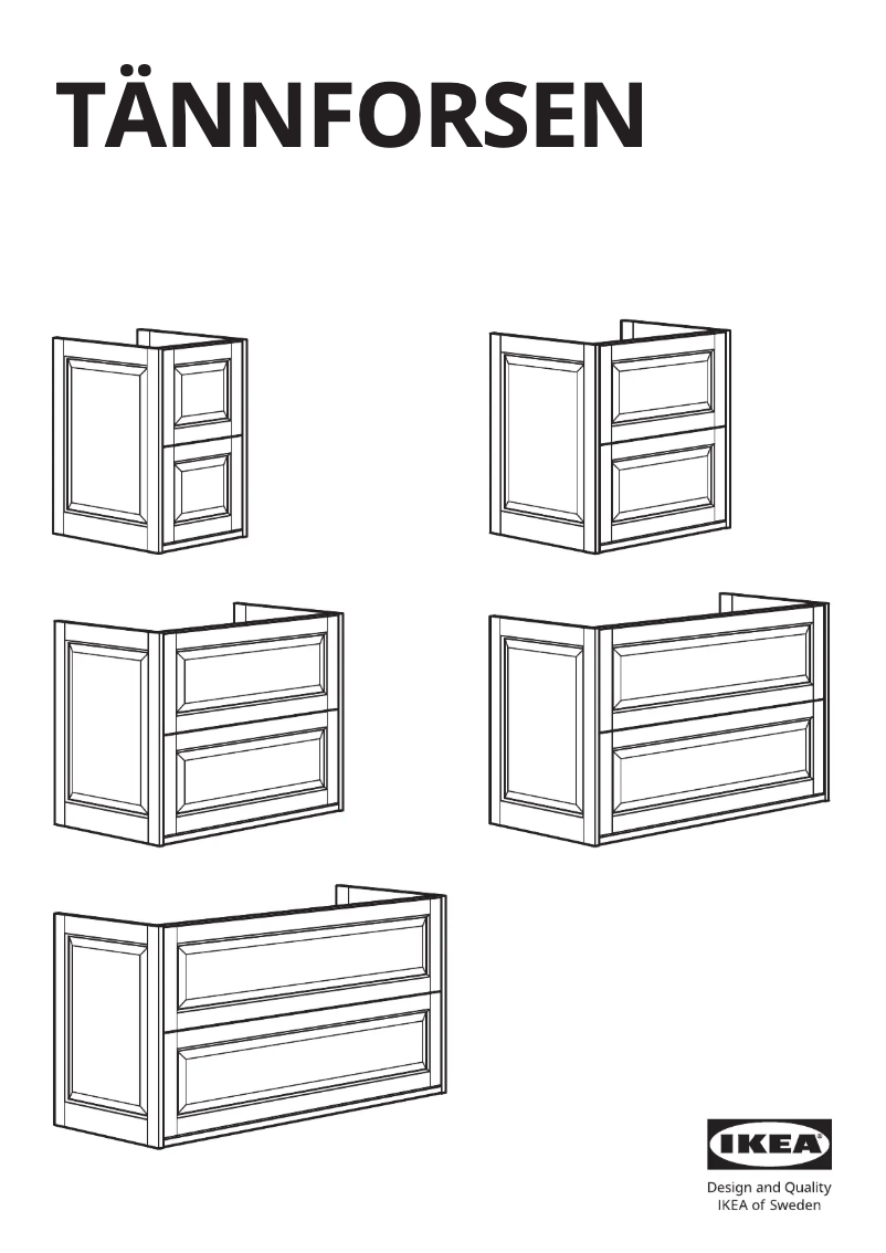 Image de la première page du manuel de l'appareil TÄNNFORSEN 605.354.38