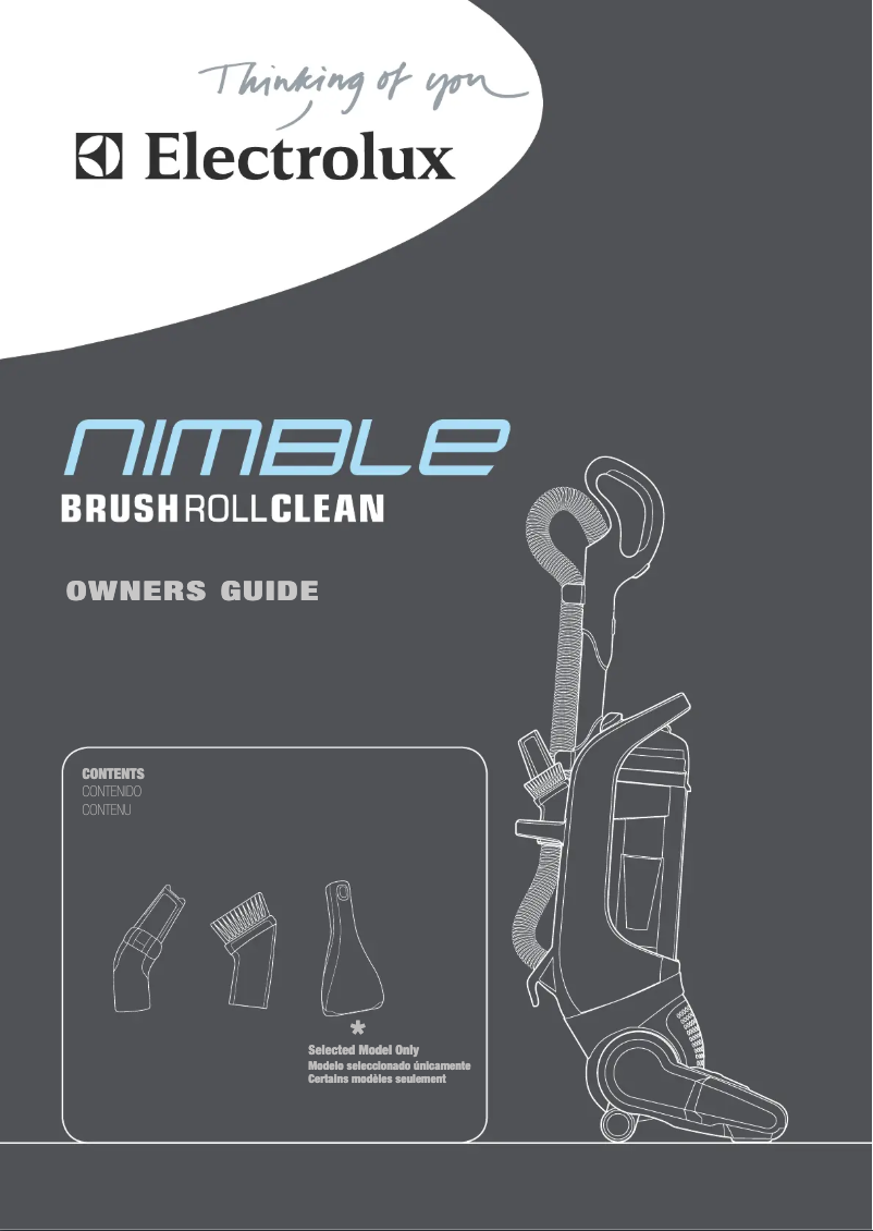 Image de la première page du manuel de l'appareil Nimble Brushroll EL8902A