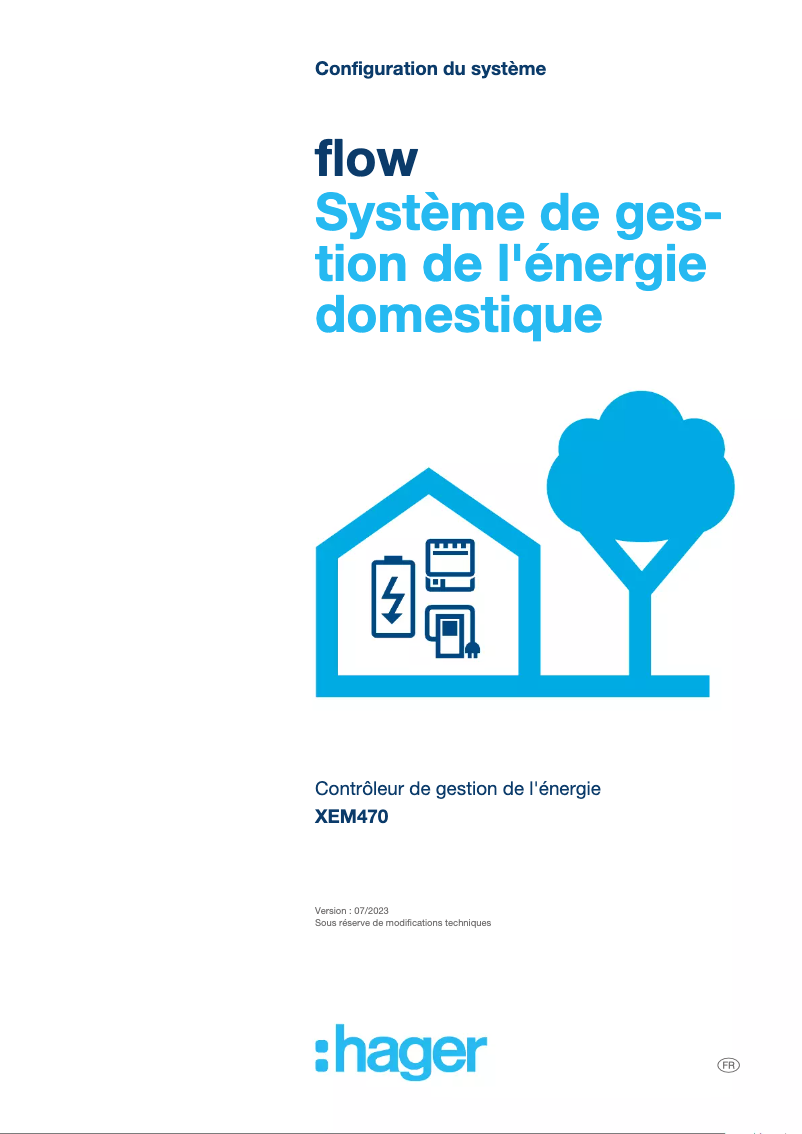 Page n°1 - Manuel utilisateur Hager XEV1K22T2SEMC