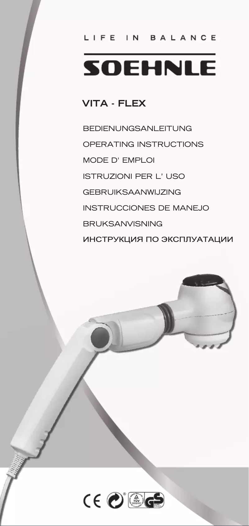 Image de la première page du manuel de l'appareil Vita Flex