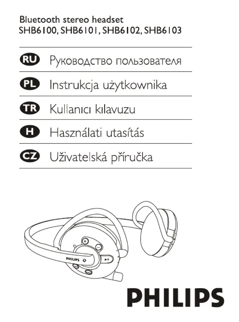 Image de la première page du manuel de l'appareil SHB6101