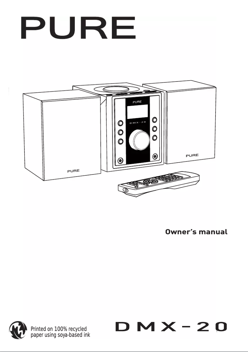 Página 1 del manual Manual de usuario Pure DMX-20