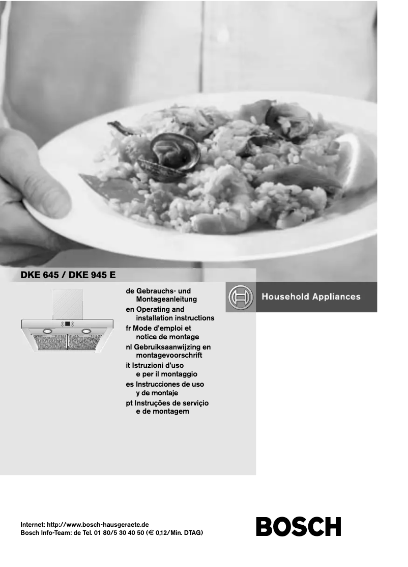 Image de la première page du manuel de l'appareil DKE645D