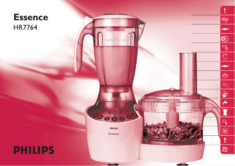 Page 1 de la notice Manuel utilisateur Philips HR7764