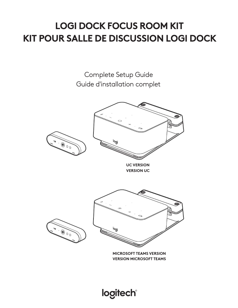 Image de la première page du manuel de l'appareil Logi Dock