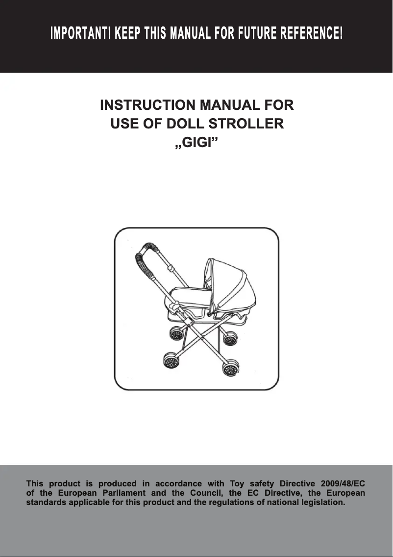 Page 1 de la notice Manuel utilisateur Chipolino Gigi