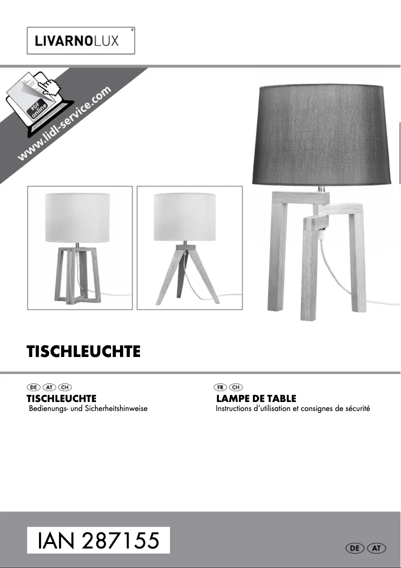 Page n°1 - Manuel utilisateur Livarno Lux HG02105C