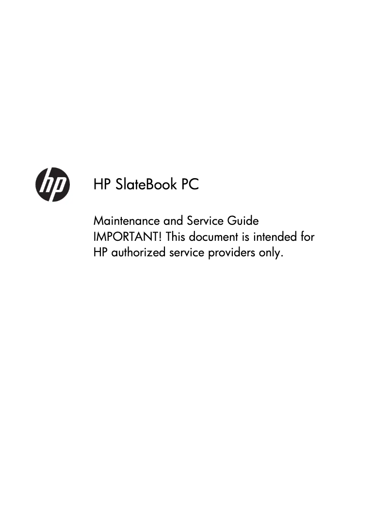 Image de la première page du manuel de l'appareil Slatebook 14