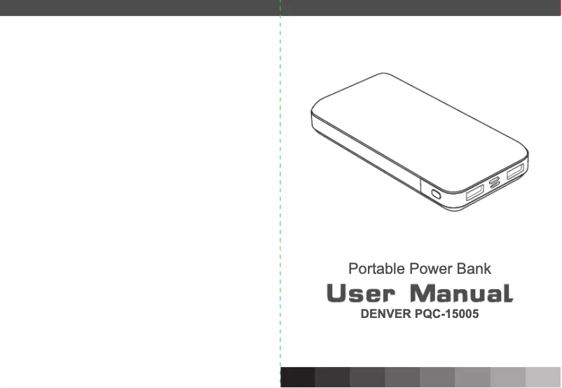 Page n°1 - Manuel utilisateur Denver PQC-15005
