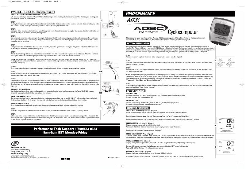 Imagen de la primera página del manual del dispositivo A08C
