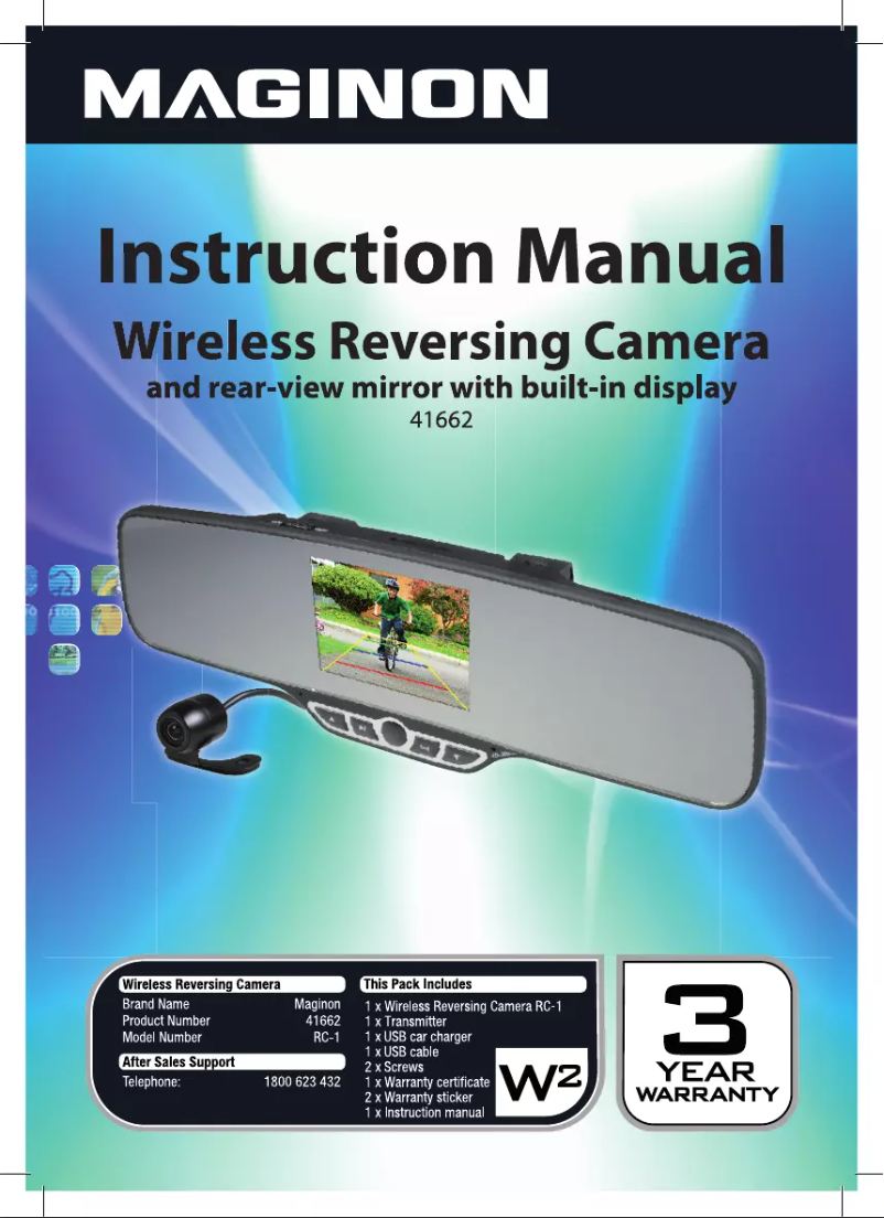 First page image of the manual for RC-1