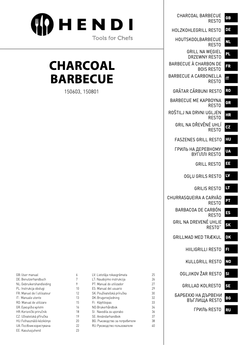 Image de la première page du manuel de l'appareil 150801