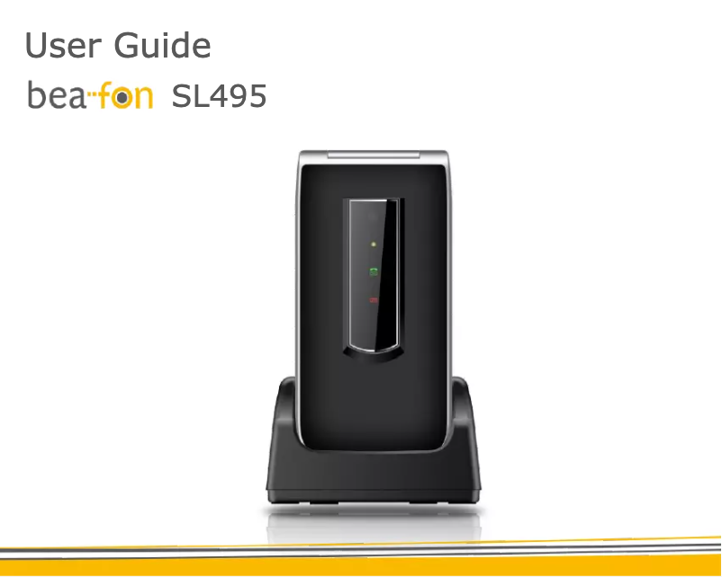 Page 1 de la notice Manuel utilisateur Bea-fon SL495