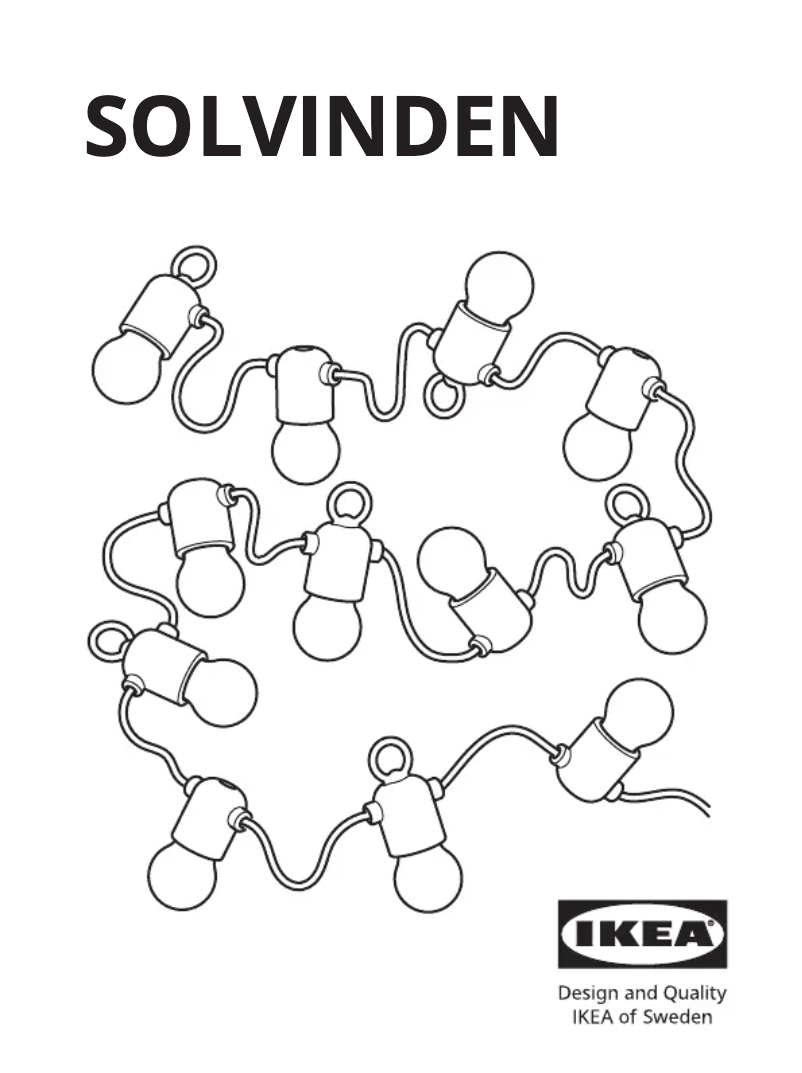 Image de la première page du manuel de l'appareil SOLVINDEN 605.719.21