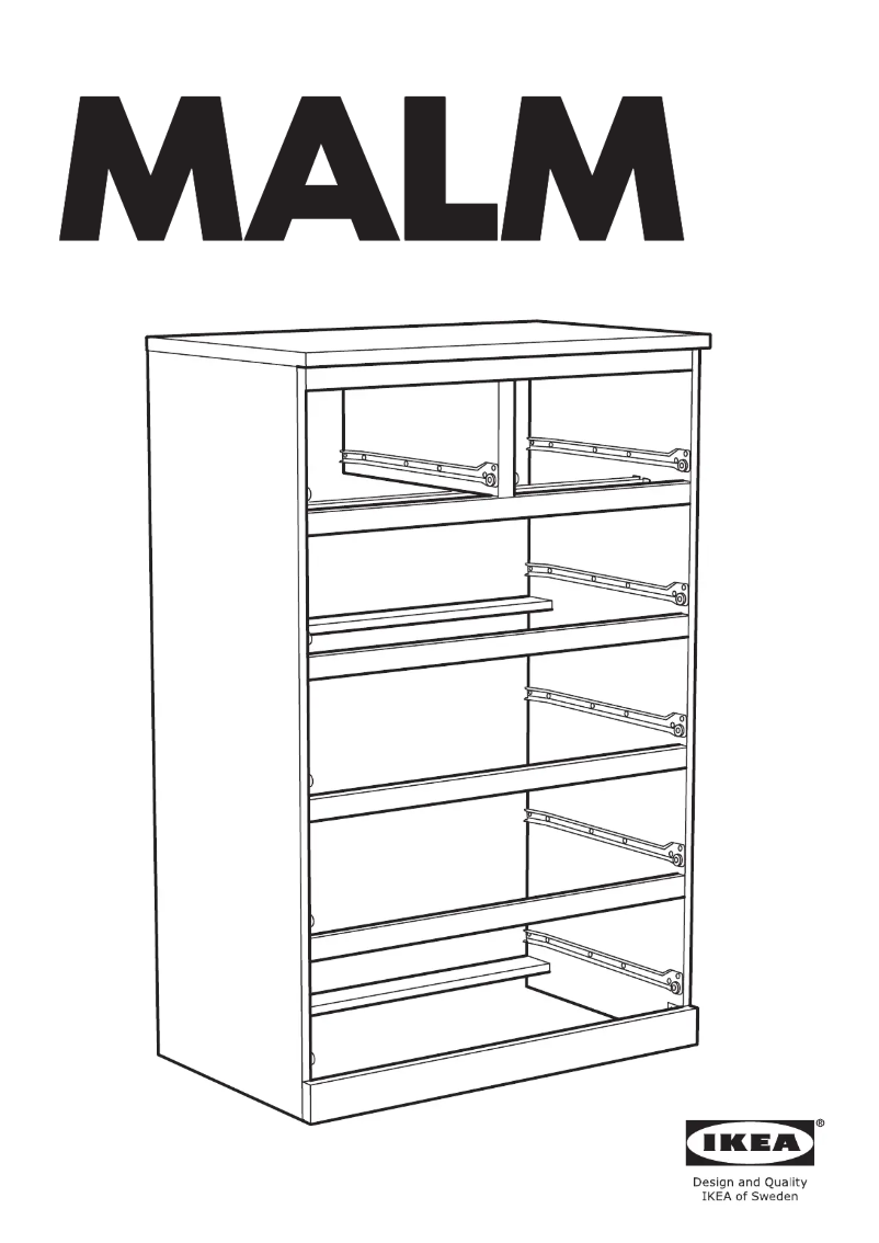 Page 1 de la notice Manuel utilisateur Ikea MALM 904.811.70