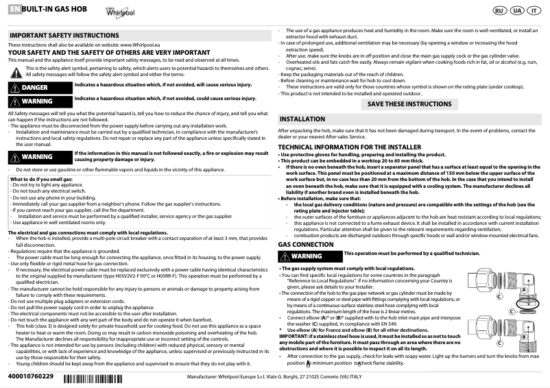 Image de la première page du manuel de l'appareil GMA 6411/NB