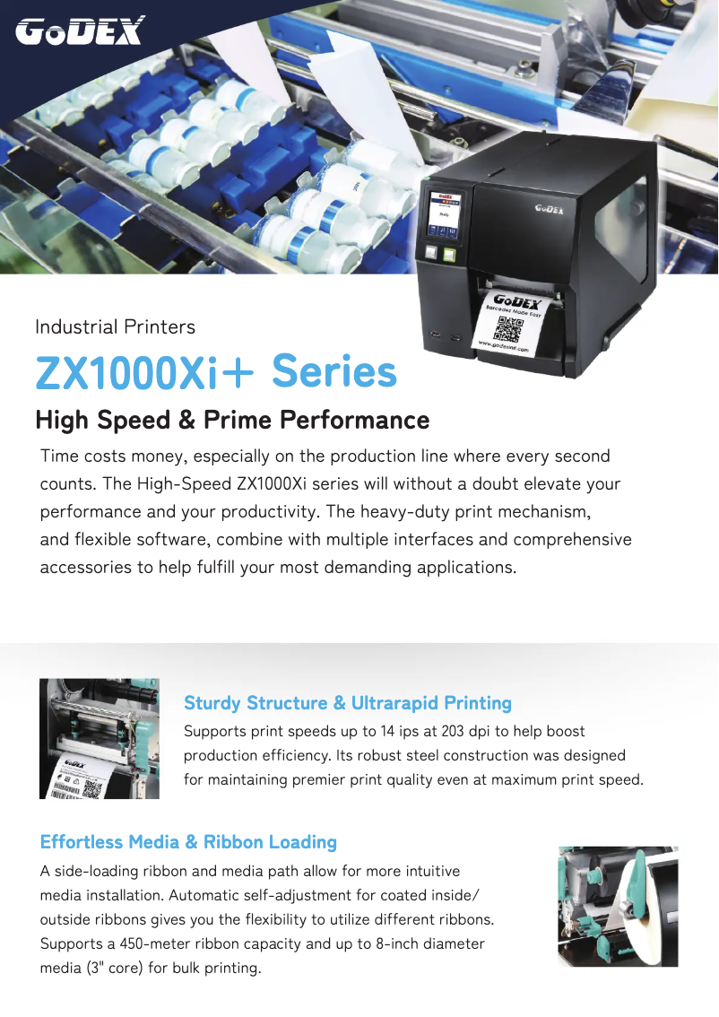 Page n°1 - Brochure Godex ZX1200Xi