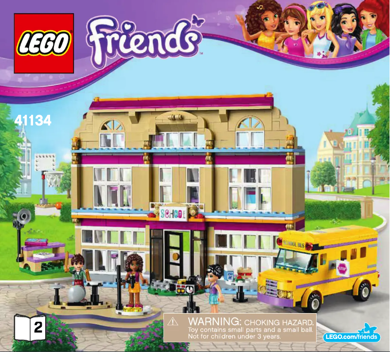 Page 1 de la notice Manuel utilisateur Lego Friends 41134