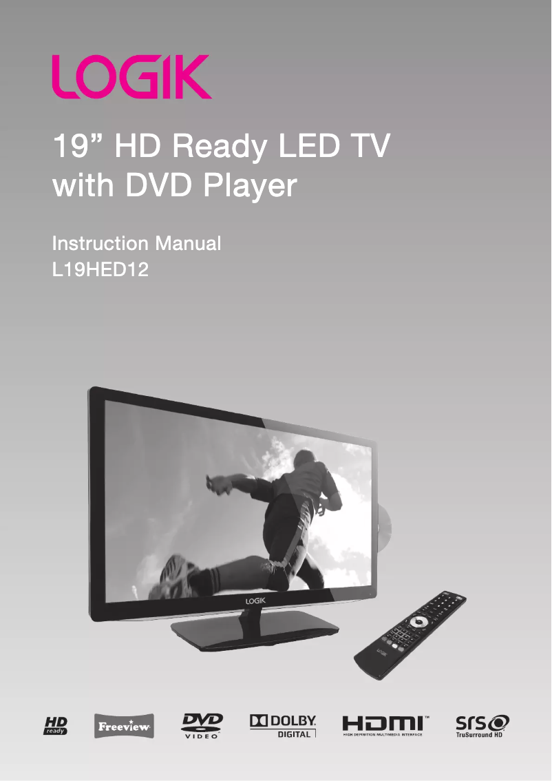 Image de la première page du manuel de l'appareil L19HED12