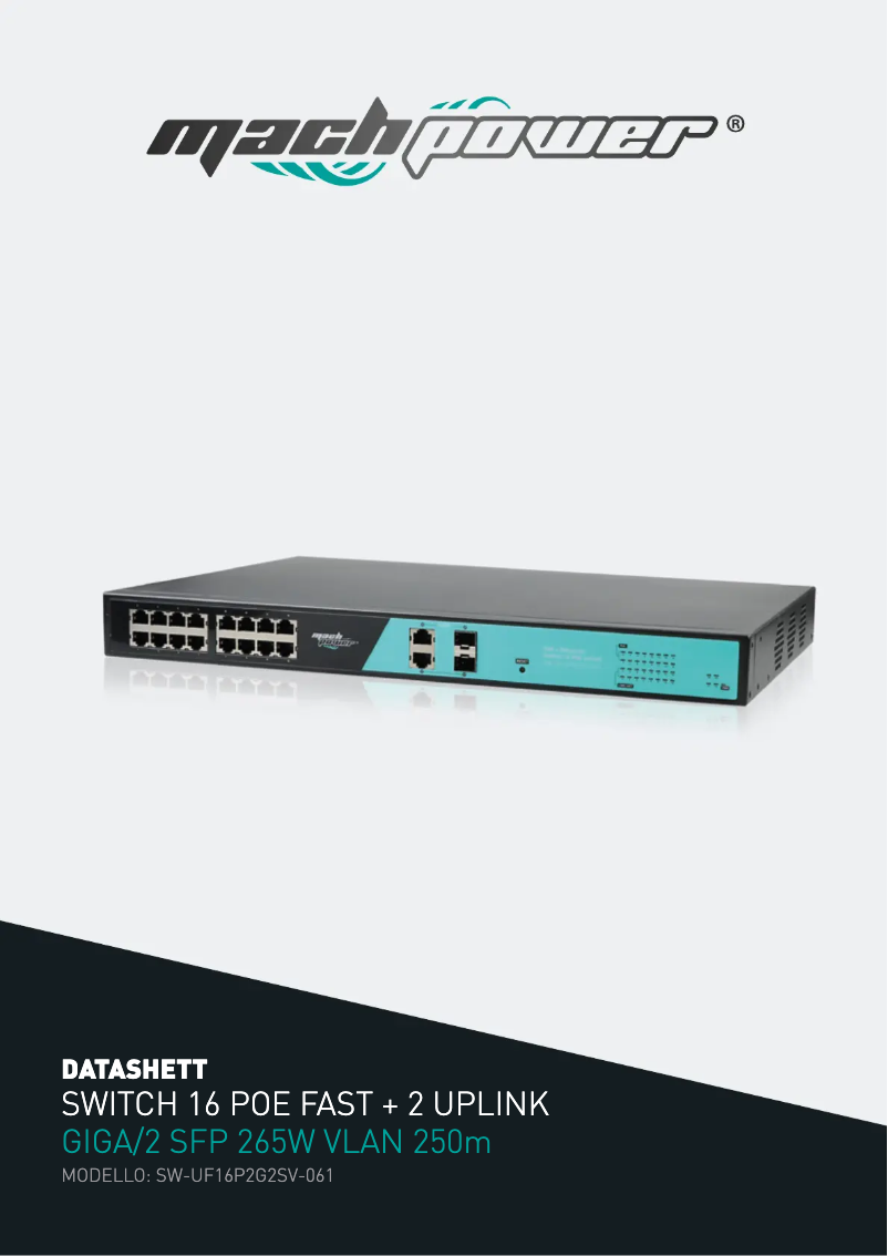Page n°1 - Fiche technique Mach Power SW-UF16P2G2SV-061