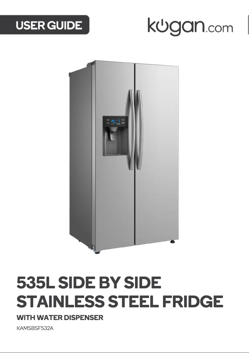 Image de la première page du manuel de l'appareil KAMSBSF532A