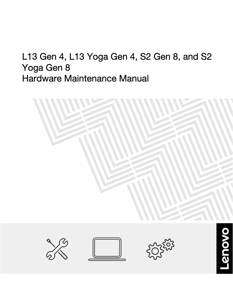 Page n°1 - Manuel utilisateur Lenovo ThinkPad L13 Yoga Gen 4