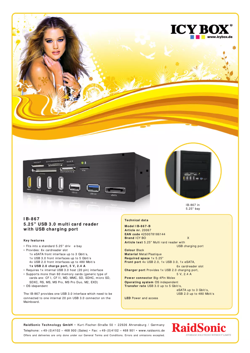 Image de la première page du manuel de l'appareil IB-867