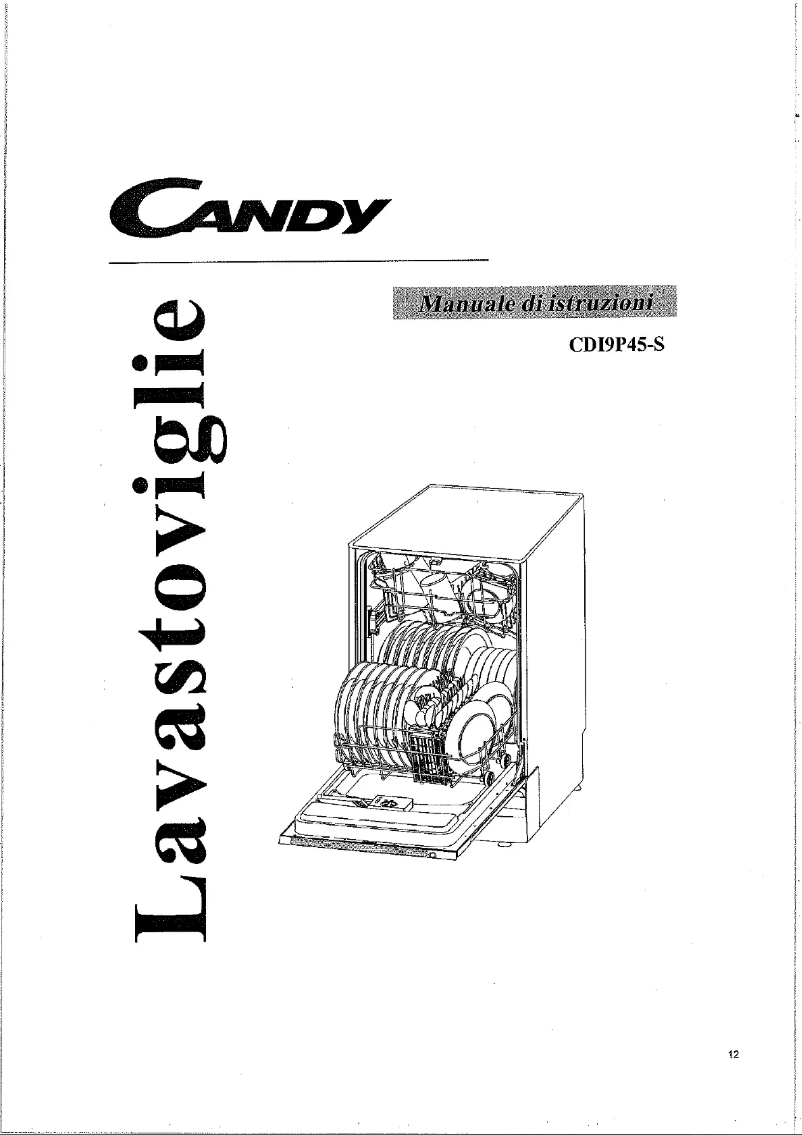 Page n°1 - Manuel utilisateur Candy CDI 9P45/E-S