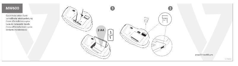 Page 1 de la notice Manuel utilisateur V7 MW600