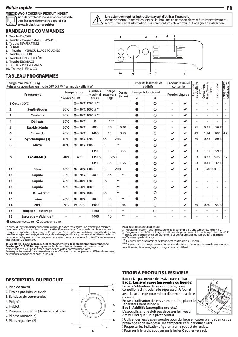 Imagen de la primera página del manual del dispositivo BWE 101484X WS EU N