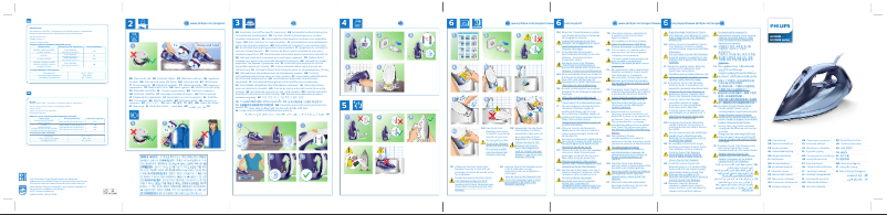 Page n°1 - Manuel utilisateur Philips Avance Collection GC4554