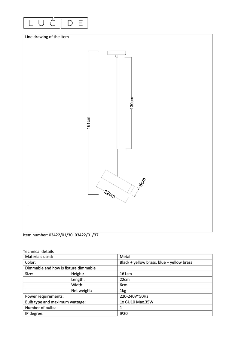 Imagen de la primera página del manual del dispositivo Selin 03422/01/37