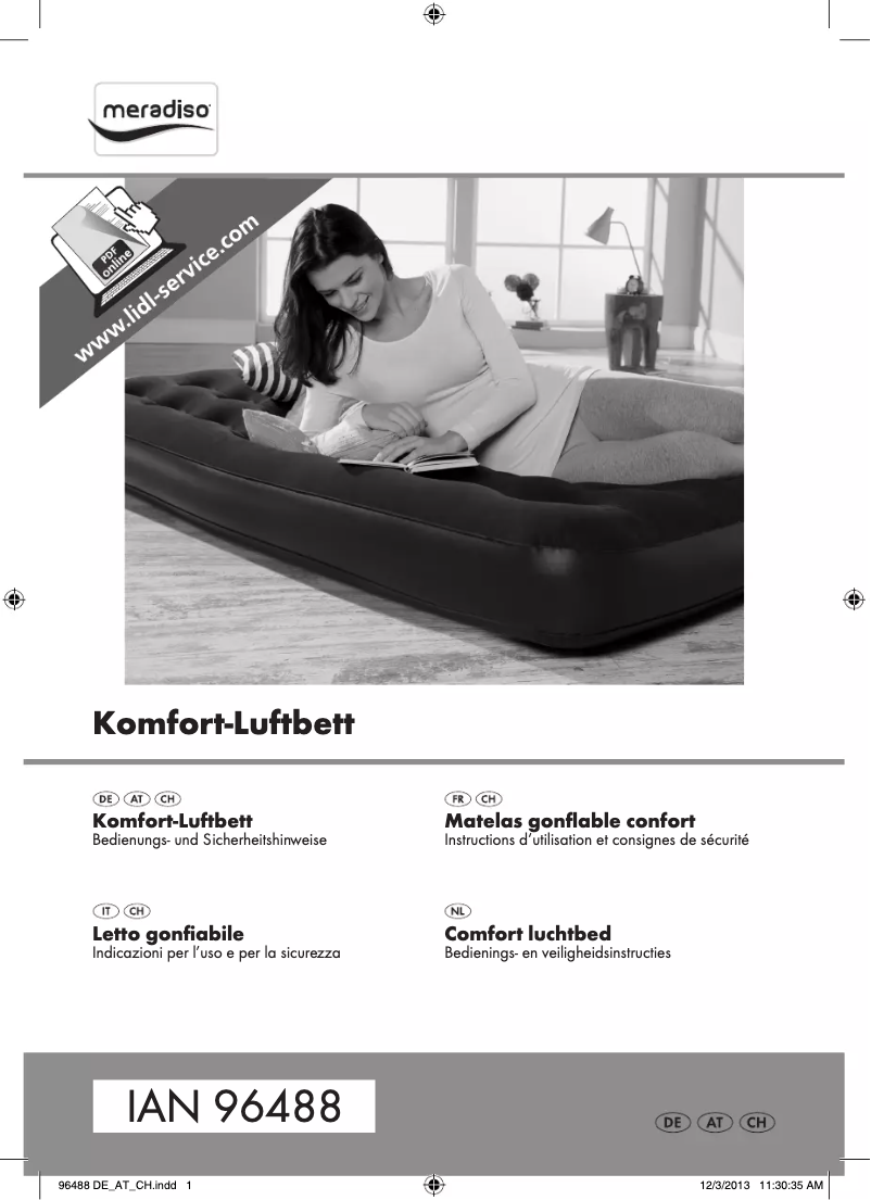 Image de la première page du manuel de l'appareil IAN 96488