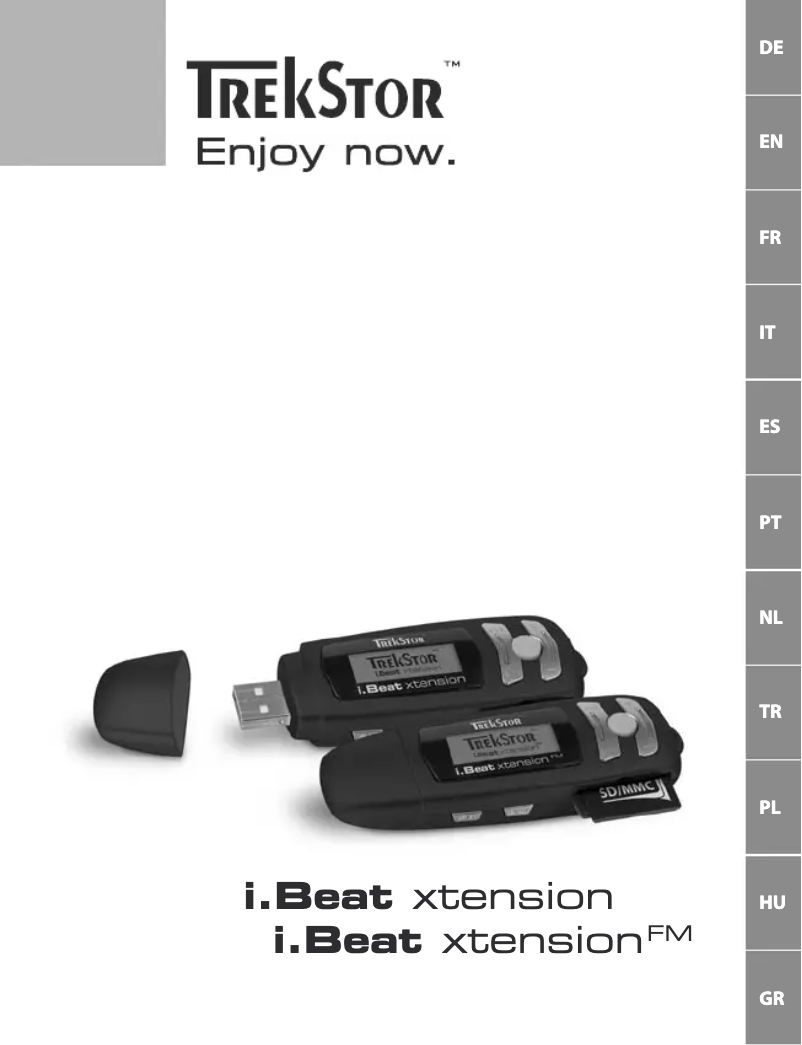 Page 1 of the manual User Manual TrekStor I.Beat xtension FM