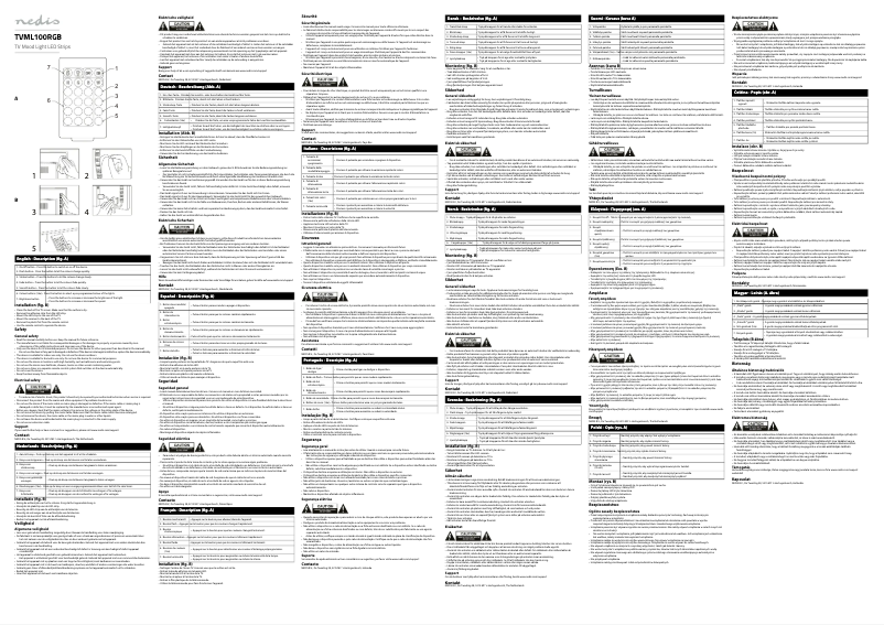 Image de la première page du manuel de l'appareil TVML100RGB