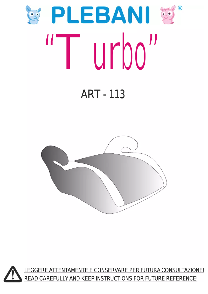Page n°1 - Manuel utilisateur Plebani Turbo