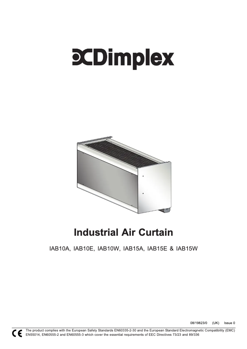Page n°1 - Manuel utilisateur Dimplex IAB15E