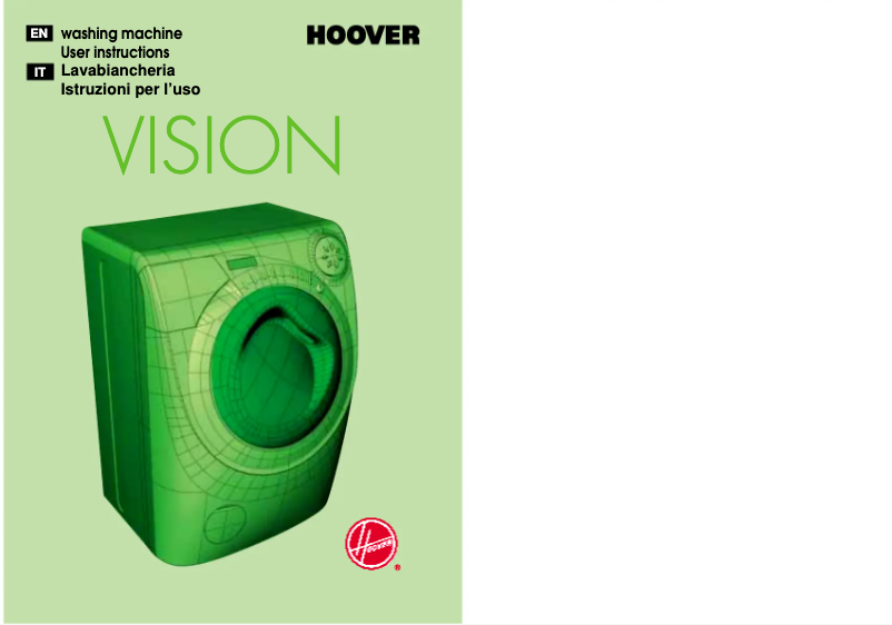 Page n°1 - Manuel utilisateur Hoover HV 16 DE