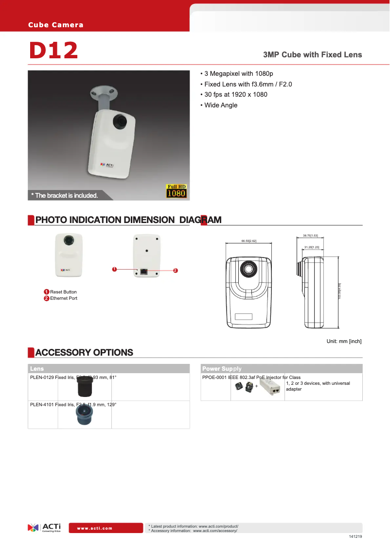 Image de la première page du manuel de l'appareil D12
