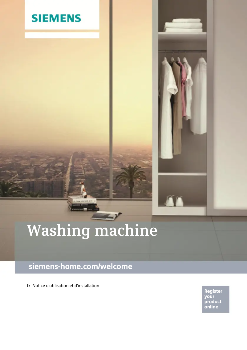 Page n°1 - Manuel utilisateur Siemens WP12T487FF